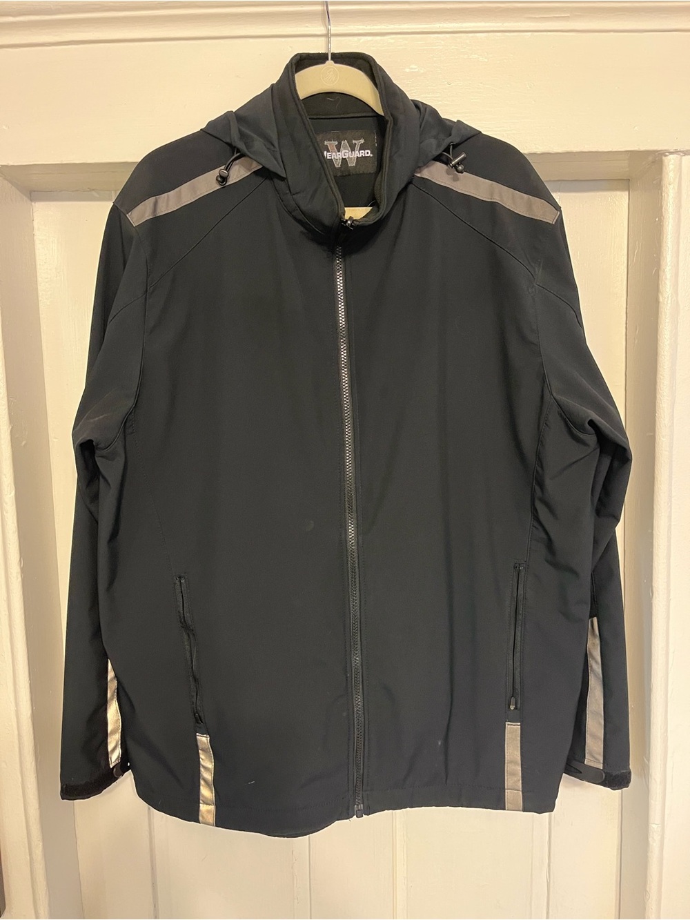 Wear Guard Men's Black Hooded Softshell Jacket